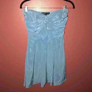 Elizabeth & James Blue Strapless Dress